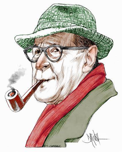 Georges Simenon visto da Dariush