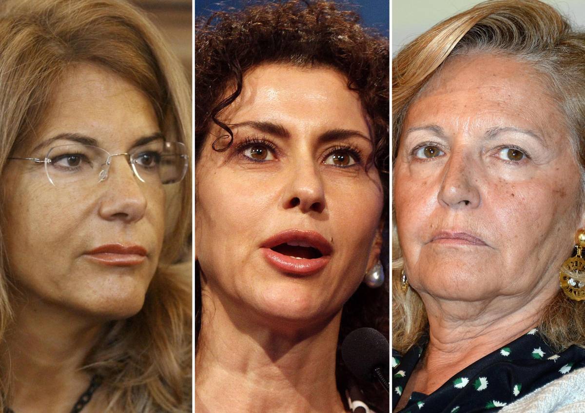 Emma Marcegaglia, presidente Eni; Maria Luisa Todini, presidente Poste; Patrizia Grieco, presidente Enel