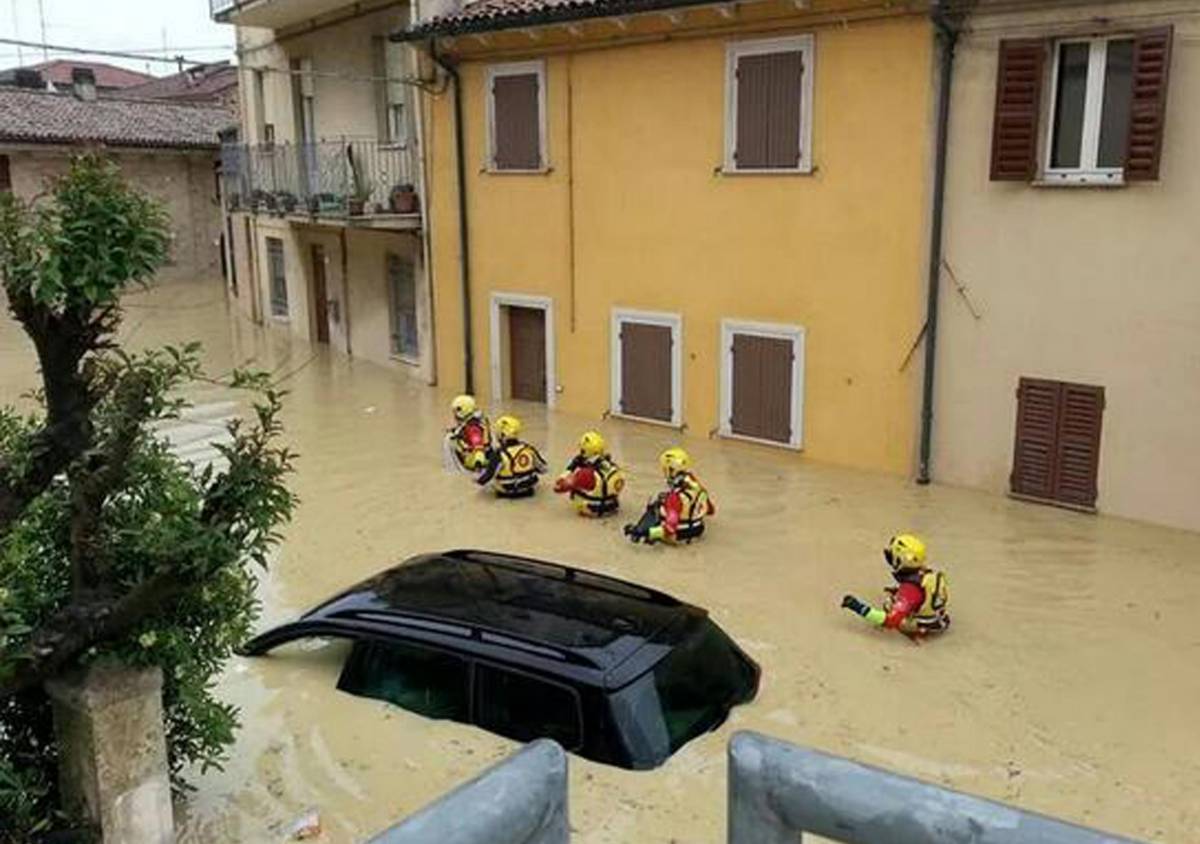 Alluvione nelle Marche: un morto e un disperso