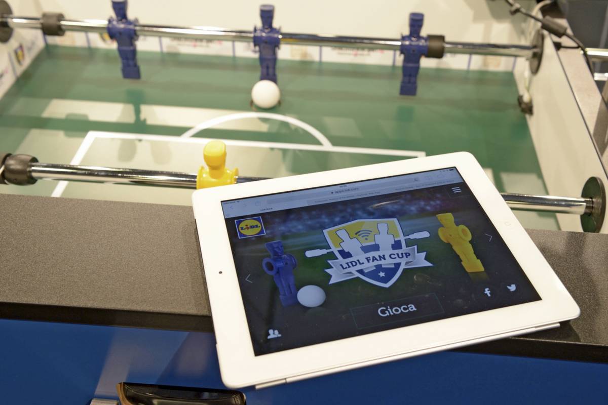 Lidl lancia il torneo di calciobalilla "reale" da giocare tramite app