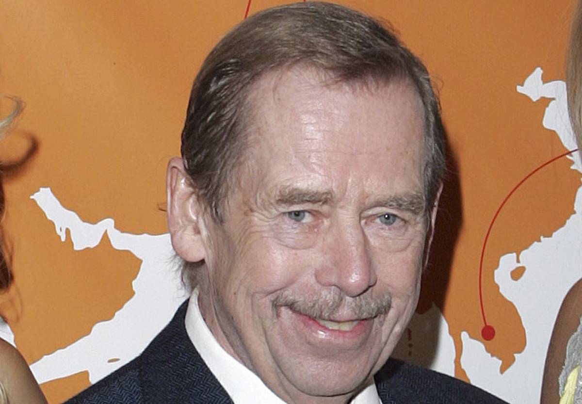 Václav Havel (1936-2011), presidente della Cecoslovacchia e poi Repubblica Ceca