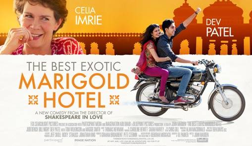 La locandina del film "Marigold hotel"