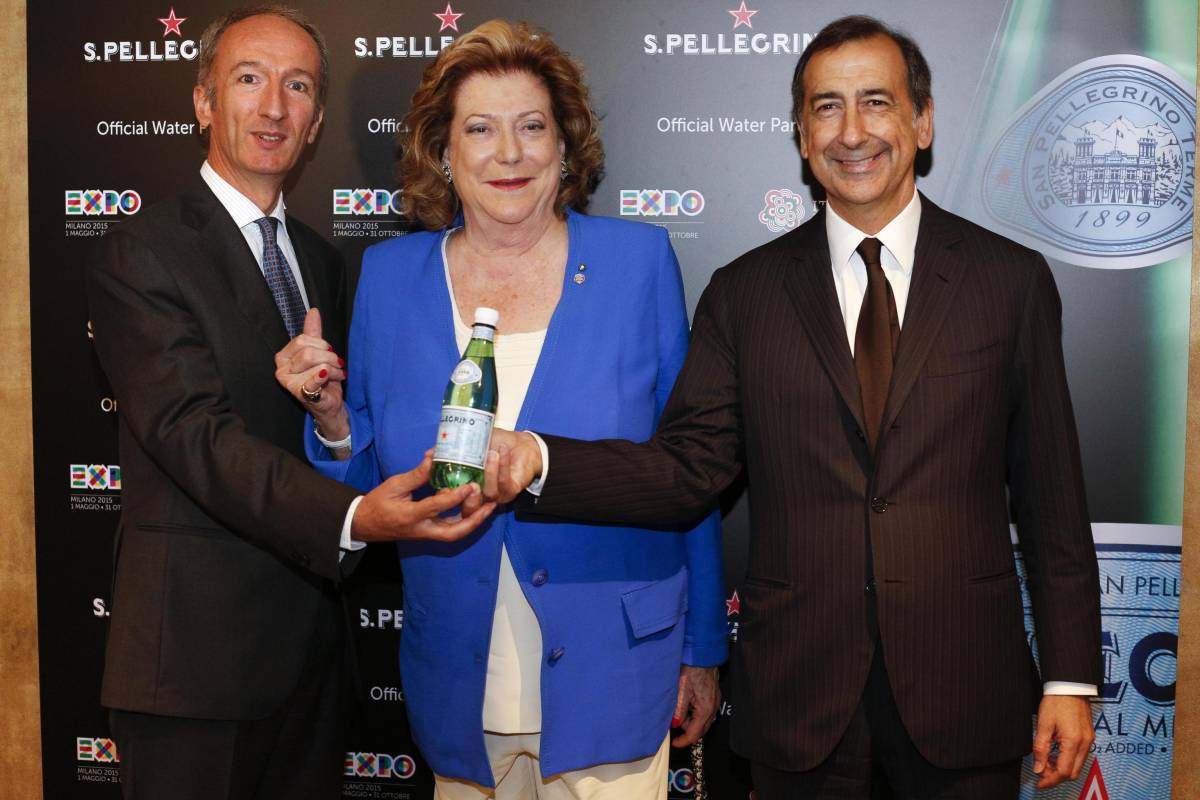 S.Pellegrino acqua ufficiale di Expo e Padiglione Italia