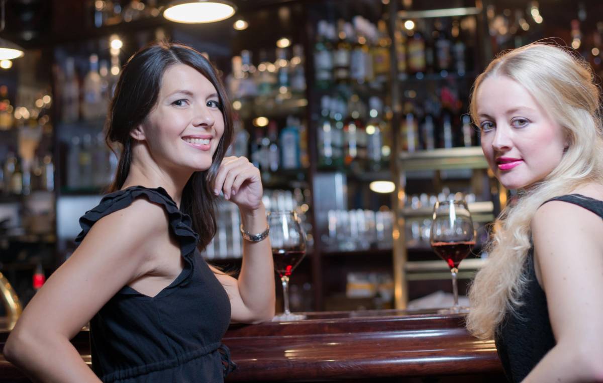 Un club per sole donne sulla terrazza dell'hotel