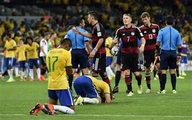Brasiliani in ginocchio di fronte alla superiorità tedesca