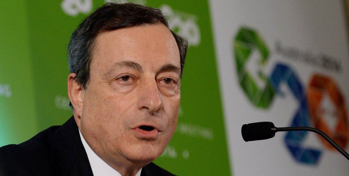 Draghi: «Tassi bassi, la crescita è moderata»