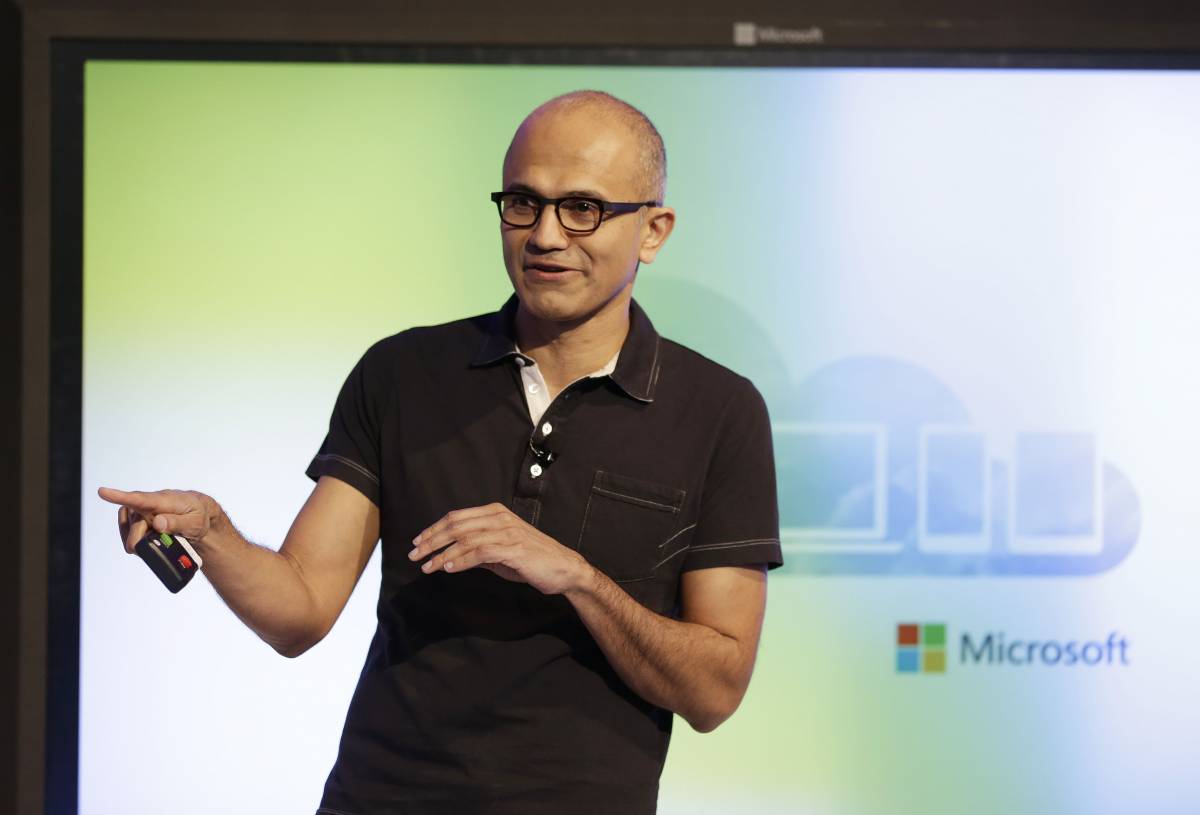 Satya Nadella, ad Microsoft
