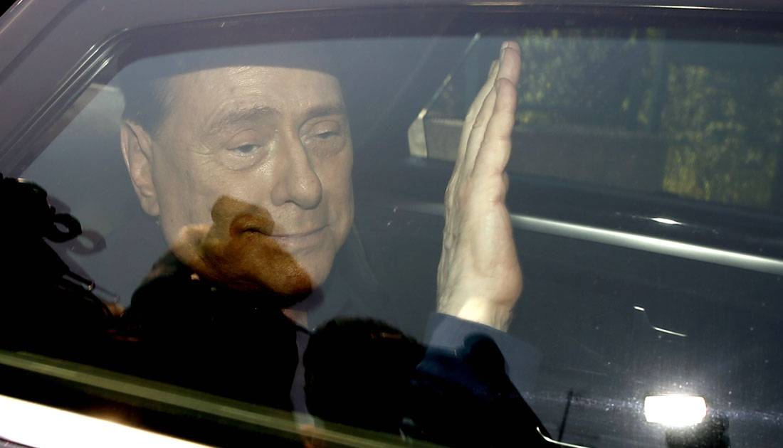 Silvio Berlusconi torna a Cesano Boscone