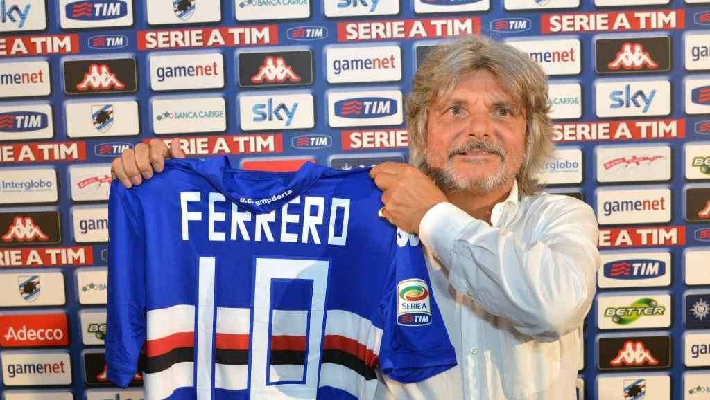 Massimo Ferrero, presidente della Sampdoria