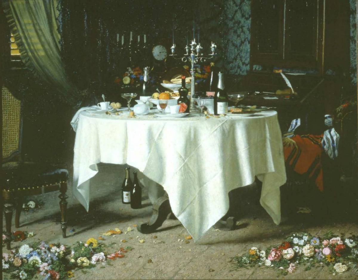 Arts & Food, quadro del 1884 di Angelo Morbelli 