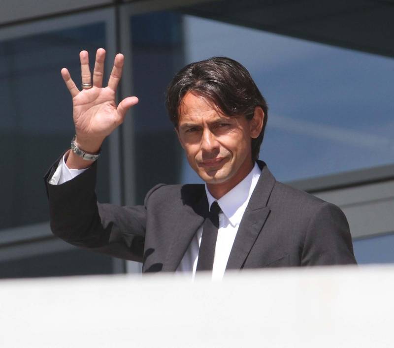 L'allenatore del Milan, Pippo Inzaghi
