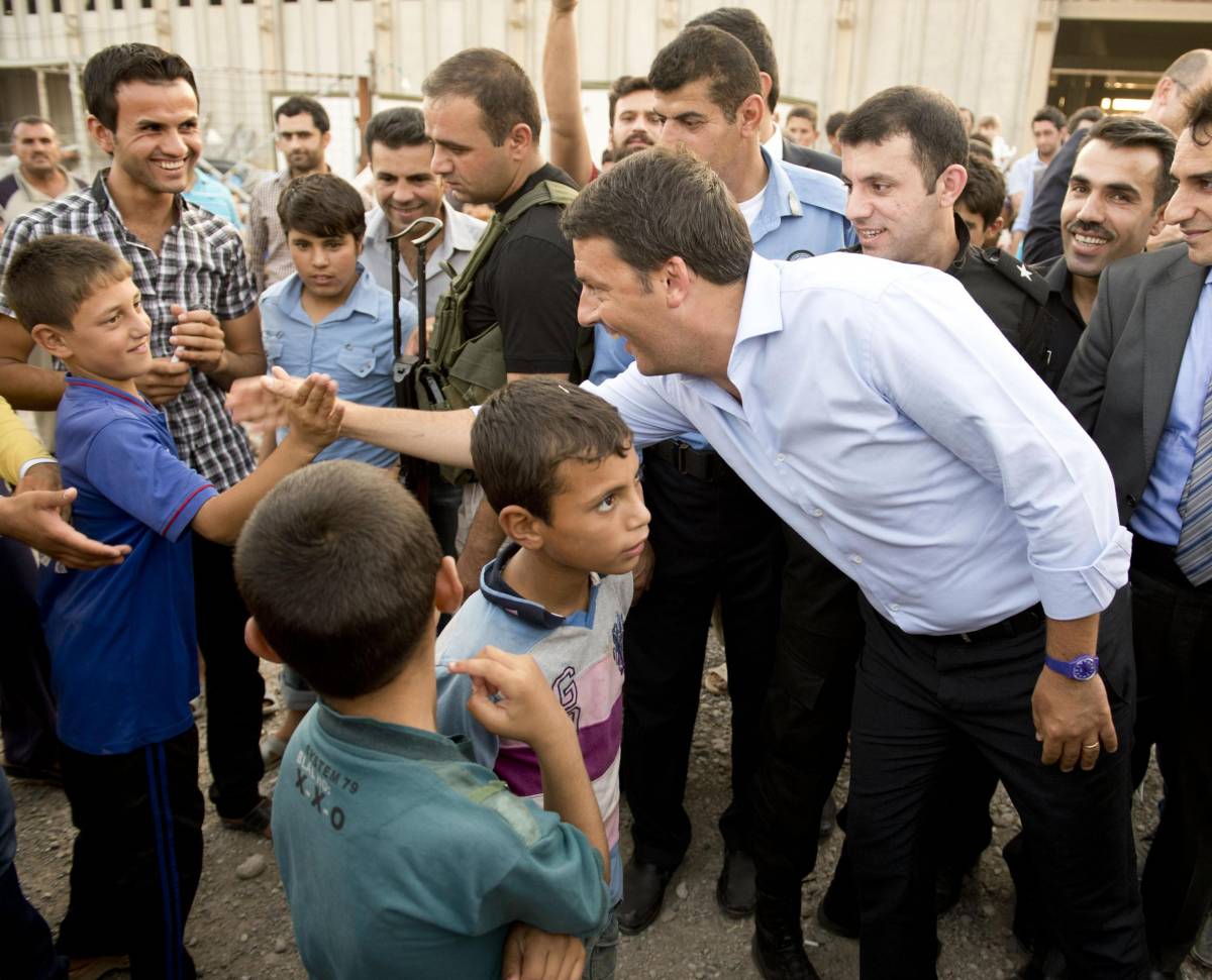 Matteo Renzi in Iraq