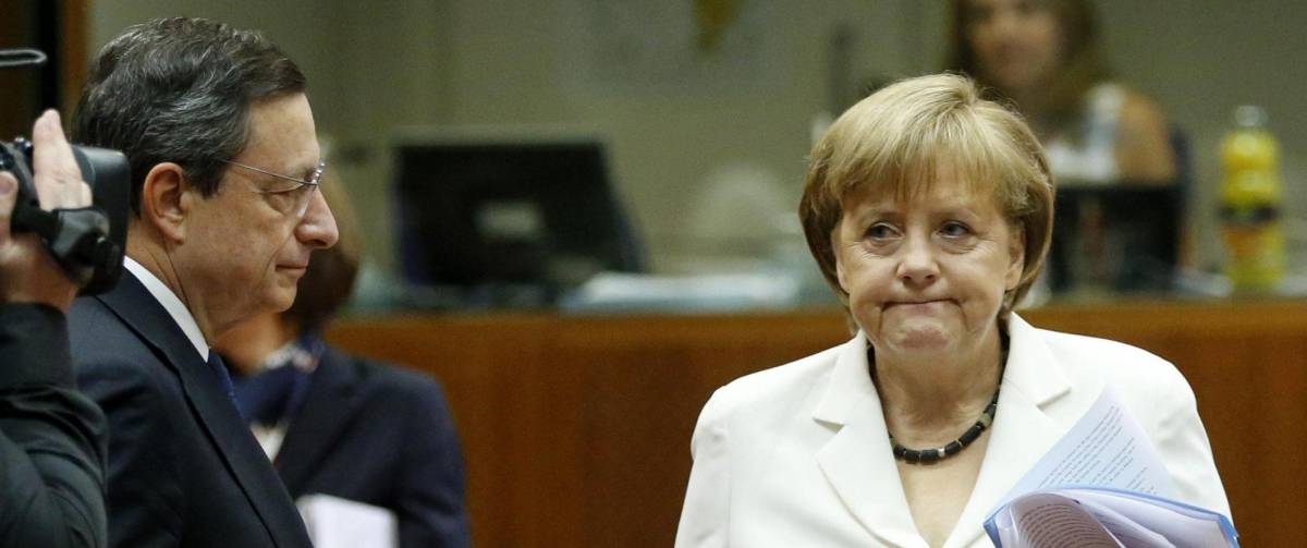 Draghi para il rigore della Merkel con le riforme