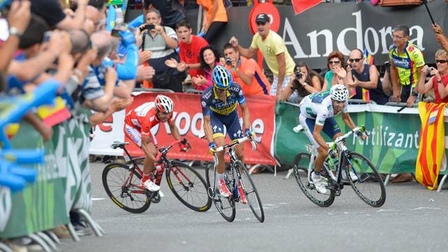 Contador, Valverde e Rodriguez, leader in classifica