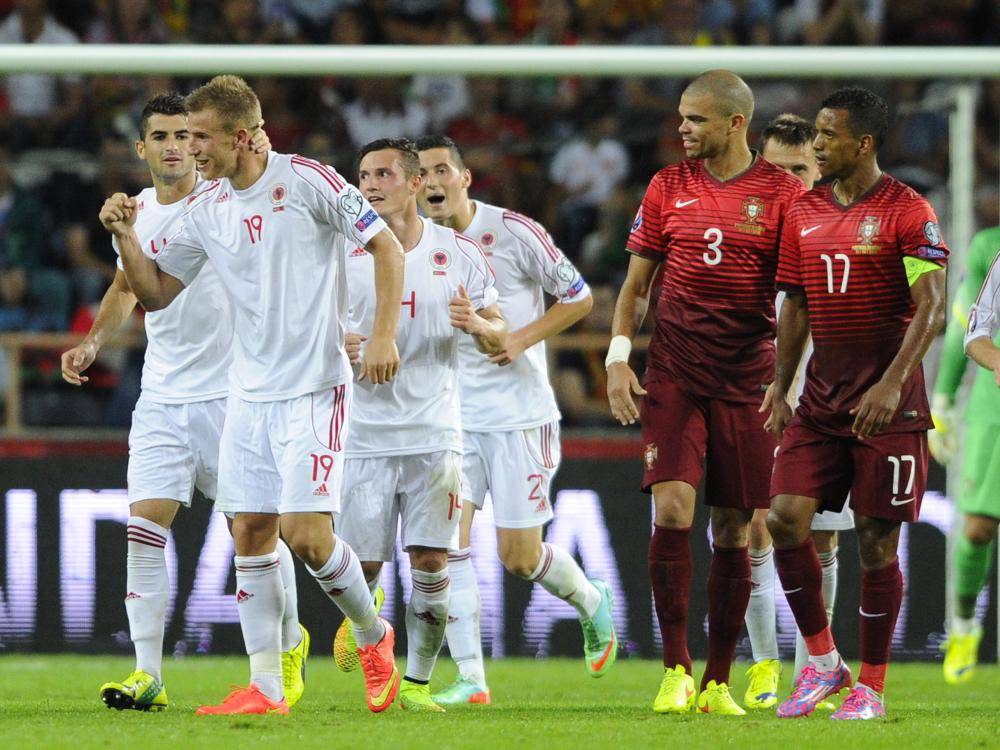 Inizio shock per il Portogallo sconfitto tra le mura amiche dall'Albania
