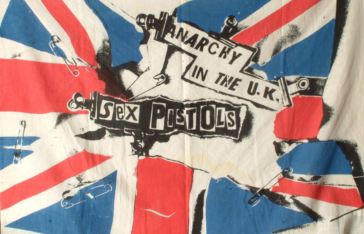 "Anarchy  in the UK Muslin Flag" di Jamie Reid
