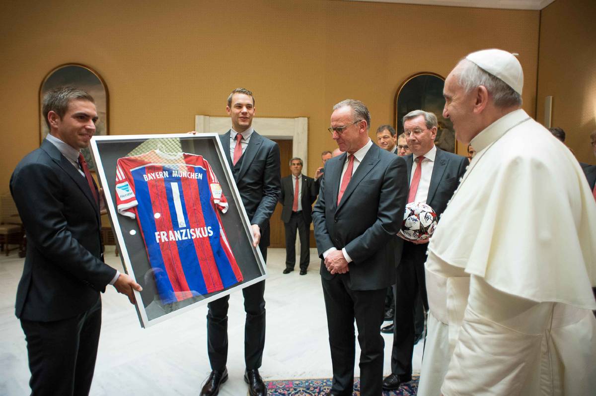 Il Papa incontra il Bayern Monaco "Ieri sera avete giocato bene"