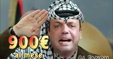 Alfano-Arafat in un frame del video