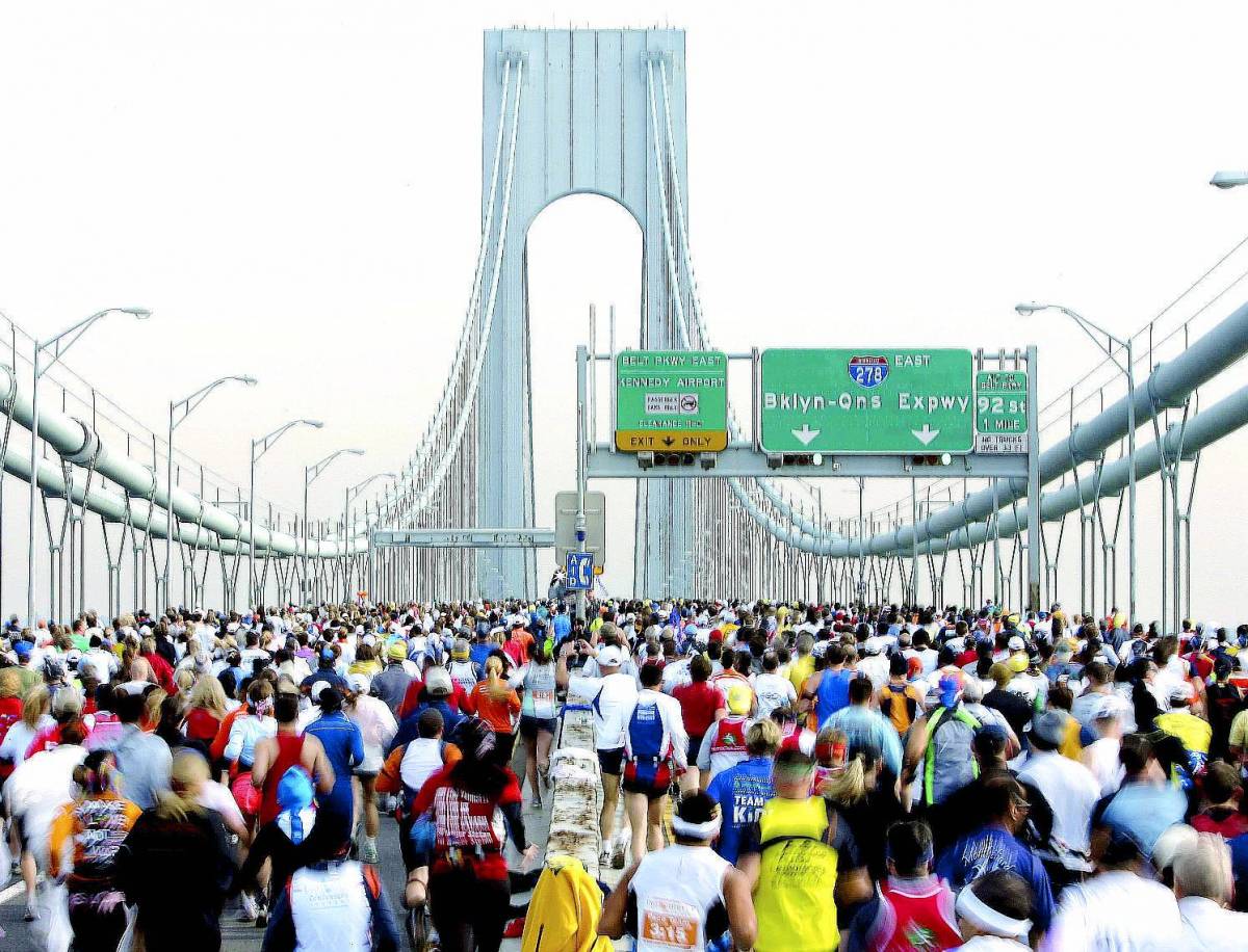 C'è la maratona di New York  ma gli italiani corrono via