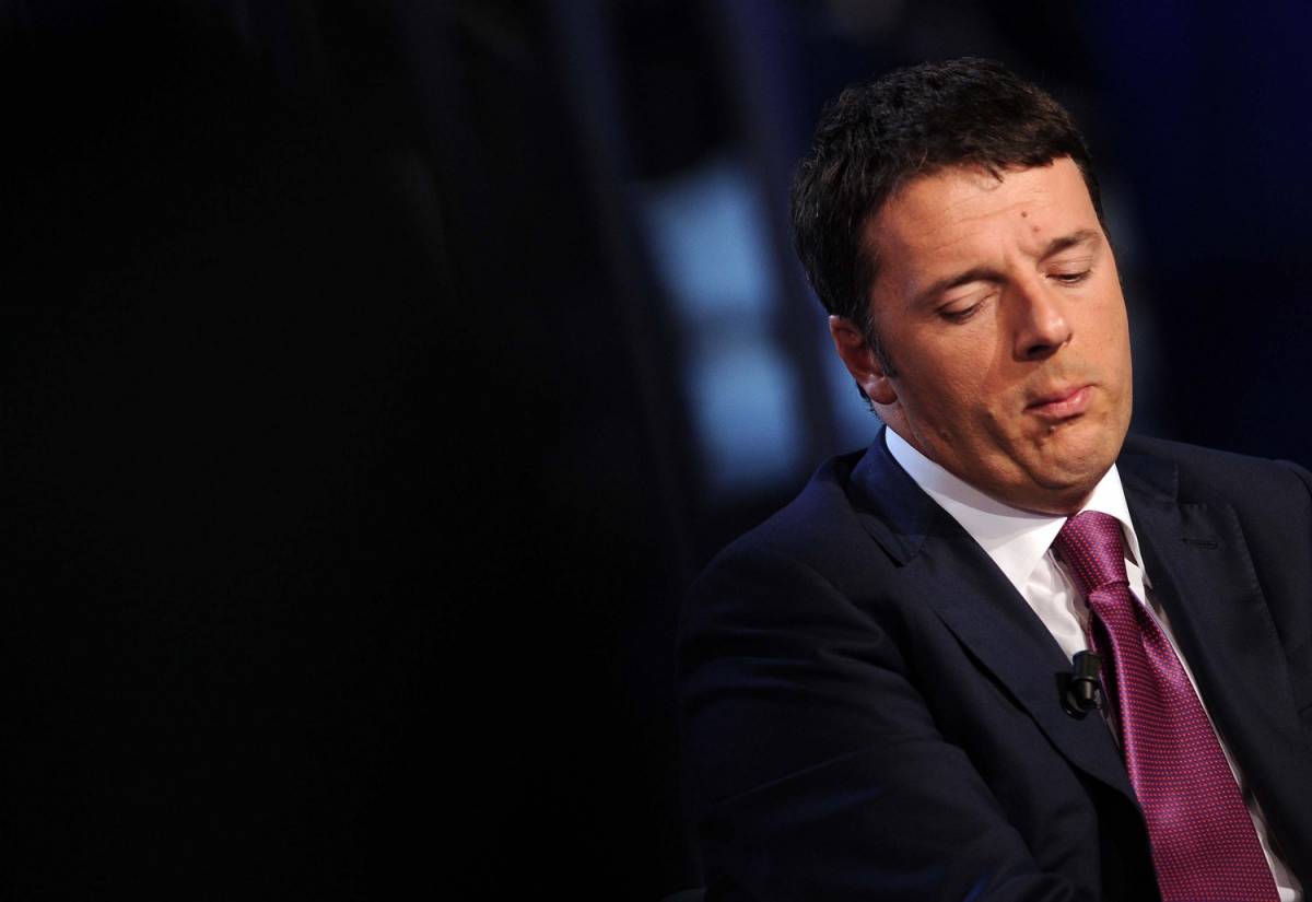 Il presidente del Consiglio Matteo Renzi ospite di Porta a Porta