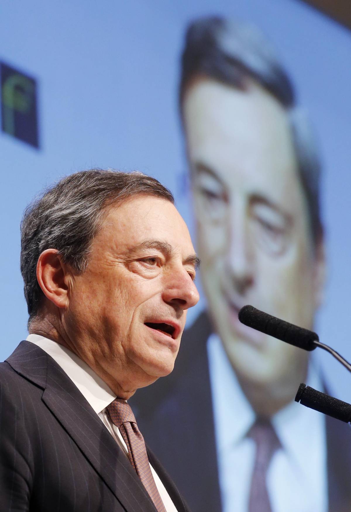 Il presidente della Banca centrale europea, Mario Draghi