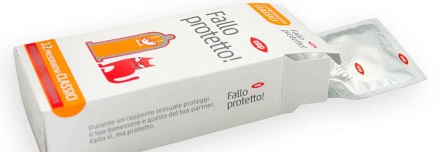 "Falloprotetto", il preservativo con il marchio Coop