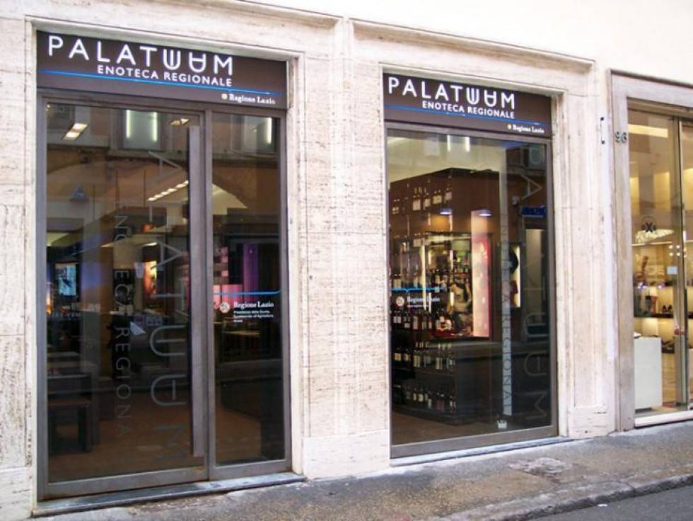 L'enoteca Palatium, il ristorante della Regione Lazio