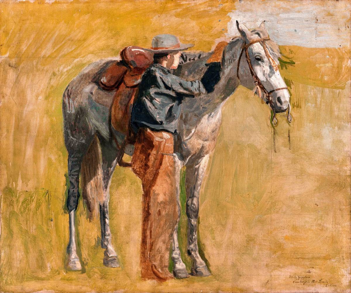 Cowboy nelle Badlands (Thomas Eakins)