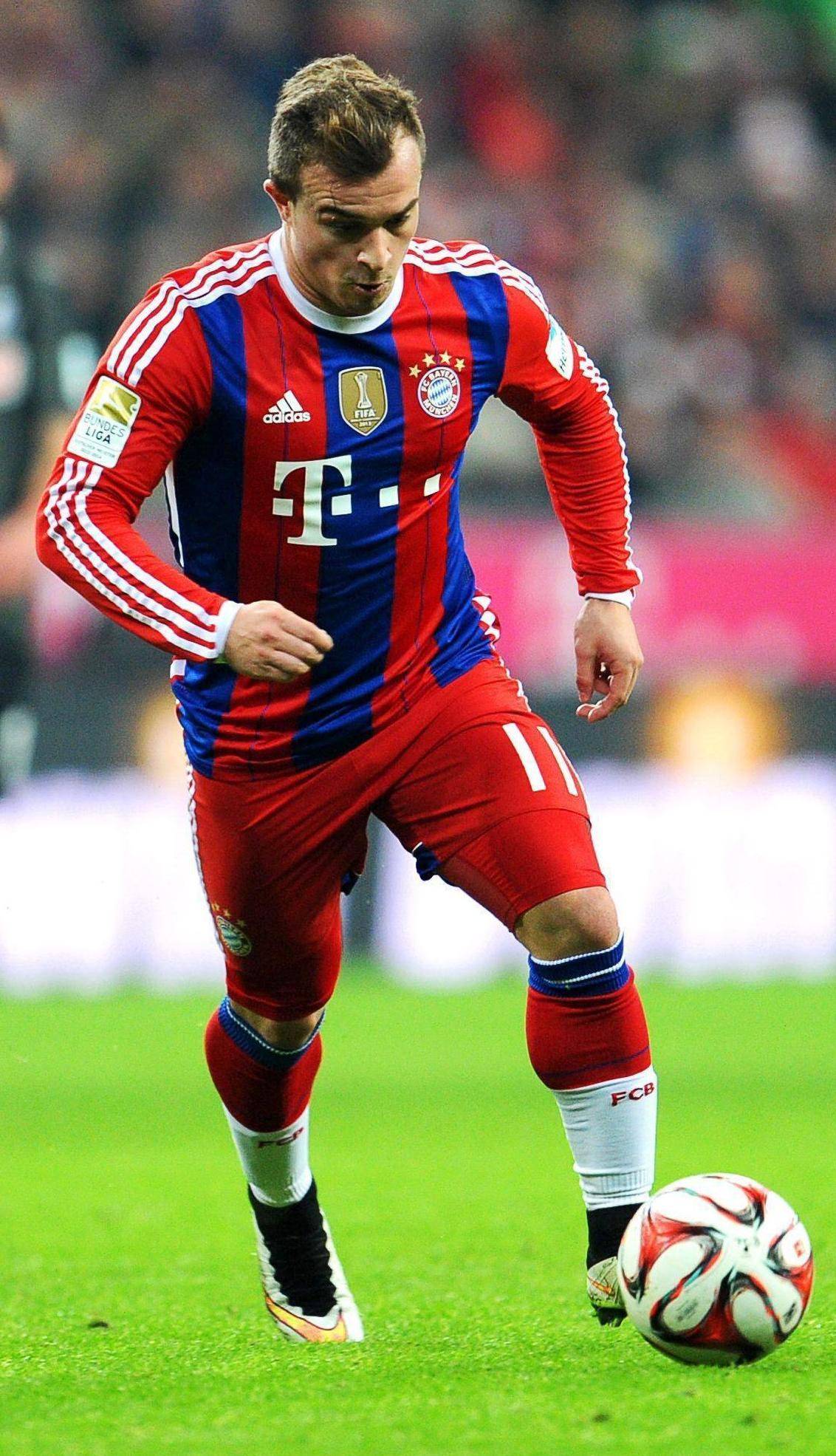 Shaqiri con la maglia del Bayern Monaco