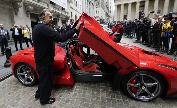 Ferrari "sgasa" prima di Wall Street