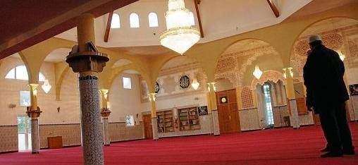 L'interno della moschea di Lunel, sud della Francia