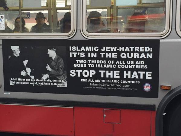 San Francisco, campagna anti-Islam con i manifesti di Hitler