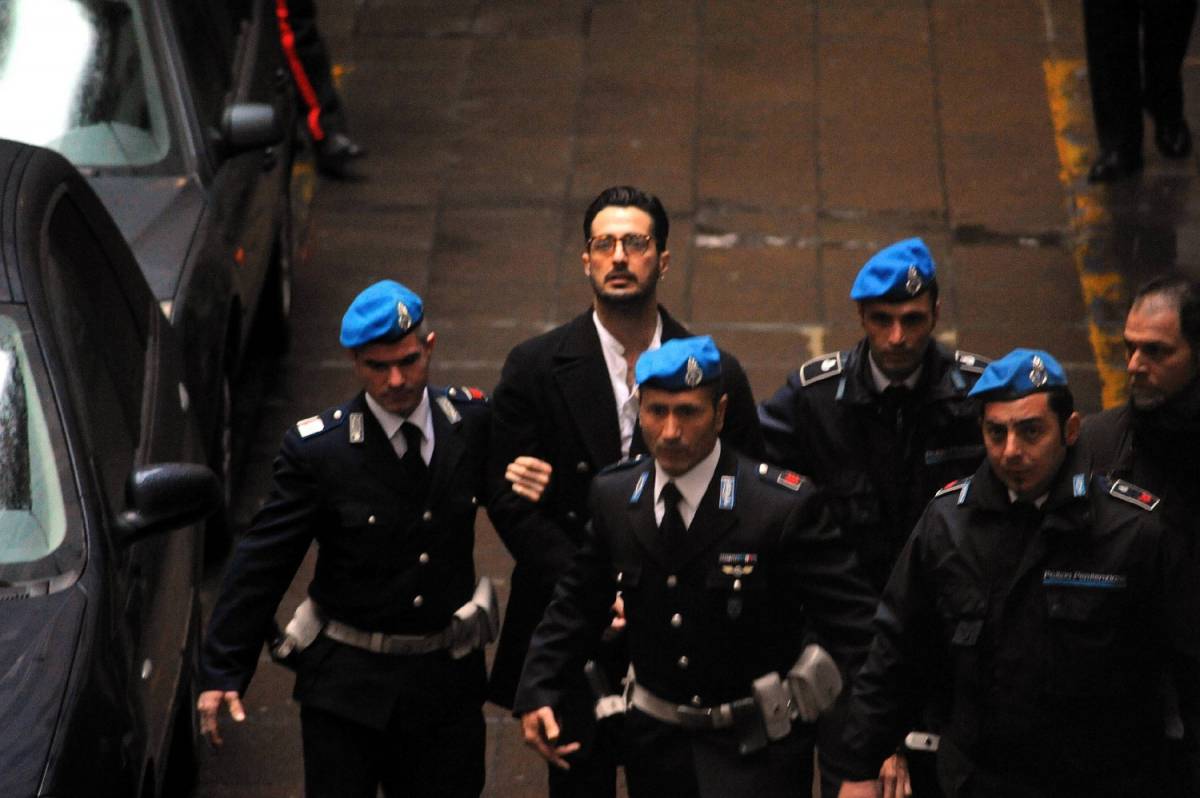 Fabrizio Corona al Tribunale di Sorveglianza a Milano