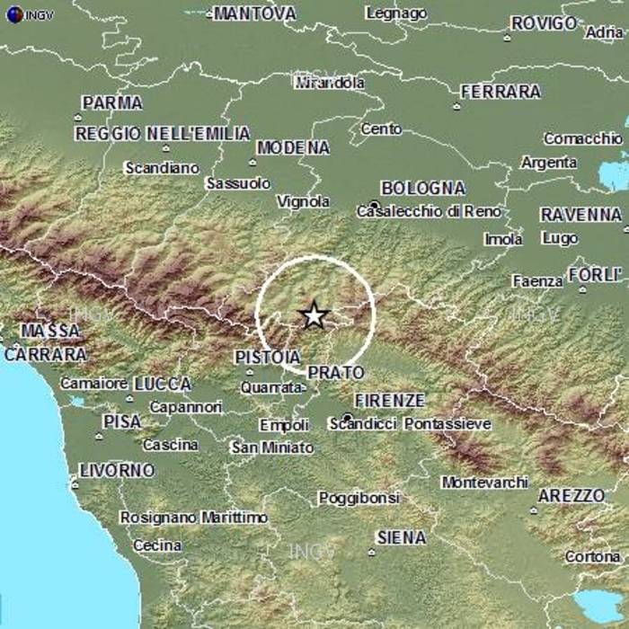 Terremoto sull'Appenino. Scossa di magnitudo 4.1. Paura anche a Bologna