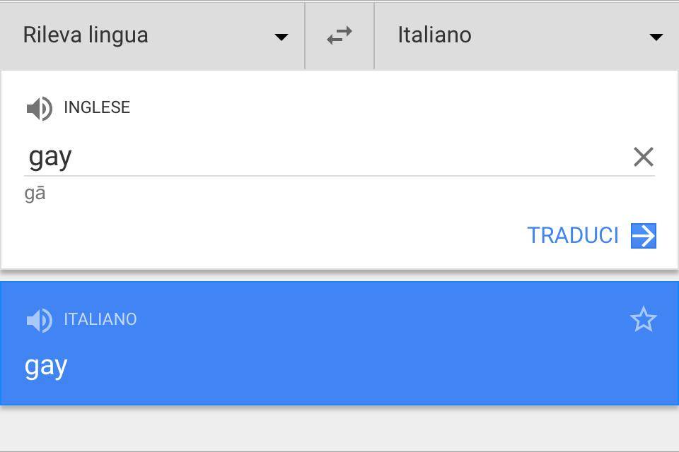 Traduzioni volgari della parola "gay", Google costretto a scusarsi