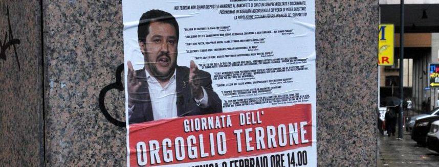 Matteo Salvini contestato a Palermo