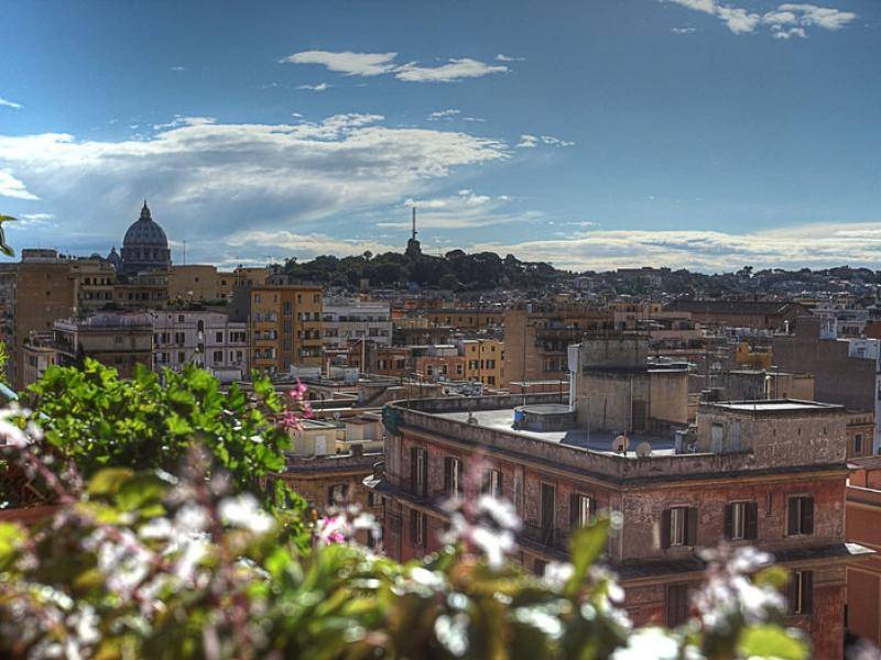 Roma, vista sul Cupolone
