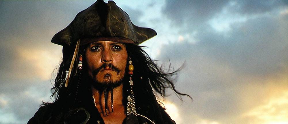 Johnny Depp in Pirati dei Caraibi