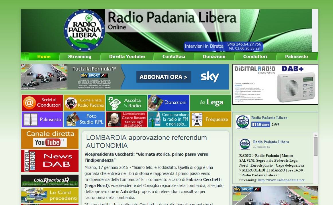 Radio Padania ironizza su Tosi