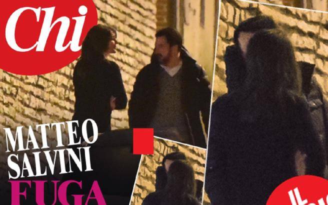 Salvini e la Isoardi "pizzicati" a baciarsi