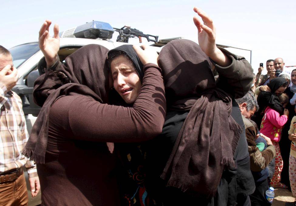 Donne yazide liberate dall'Isis nei dintorni di Kirkuk, in Iraq