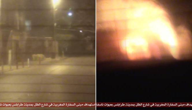 Immagini diffuse dall'Isis mostrano l'attacco all'ambasciata marocchina