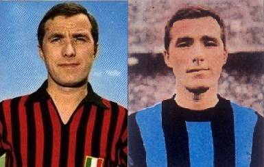 Saul Malatrasi con le maglie di Milan e Inter