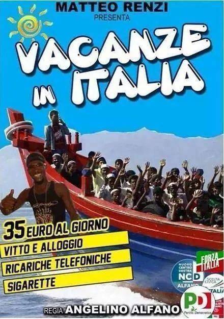 La boutade del sindaco: "Gli immigrati in Italia? Per loro è una vacanza"