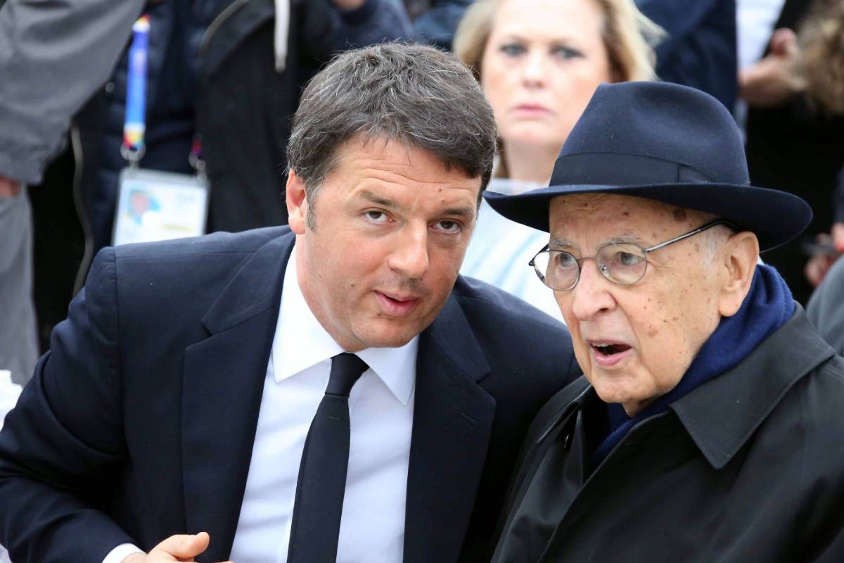 Napolitano in aiuto di Renzi per salvarlo dal Vietnam Pd