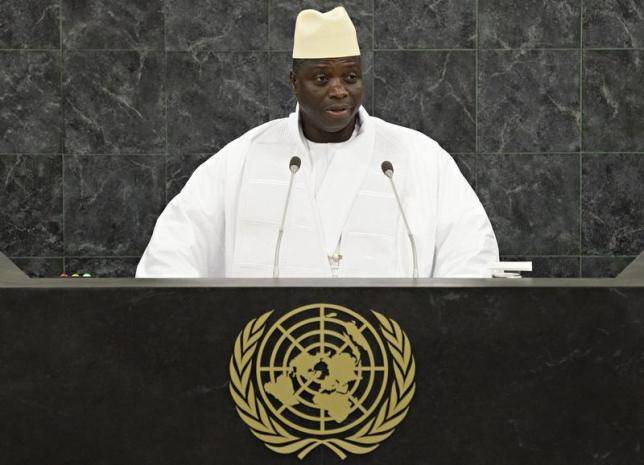 Il presidente del Gambia, Yahya Jammeh