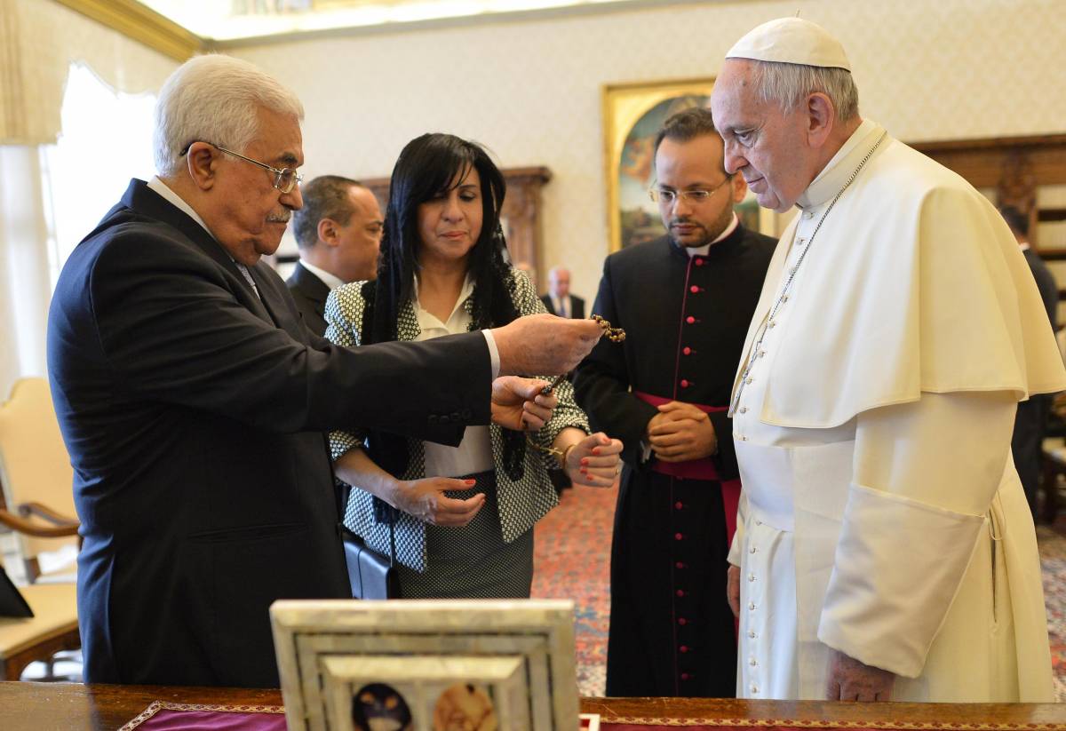 Abu Mazen e Papa Francesco si incontrano in Vaticano