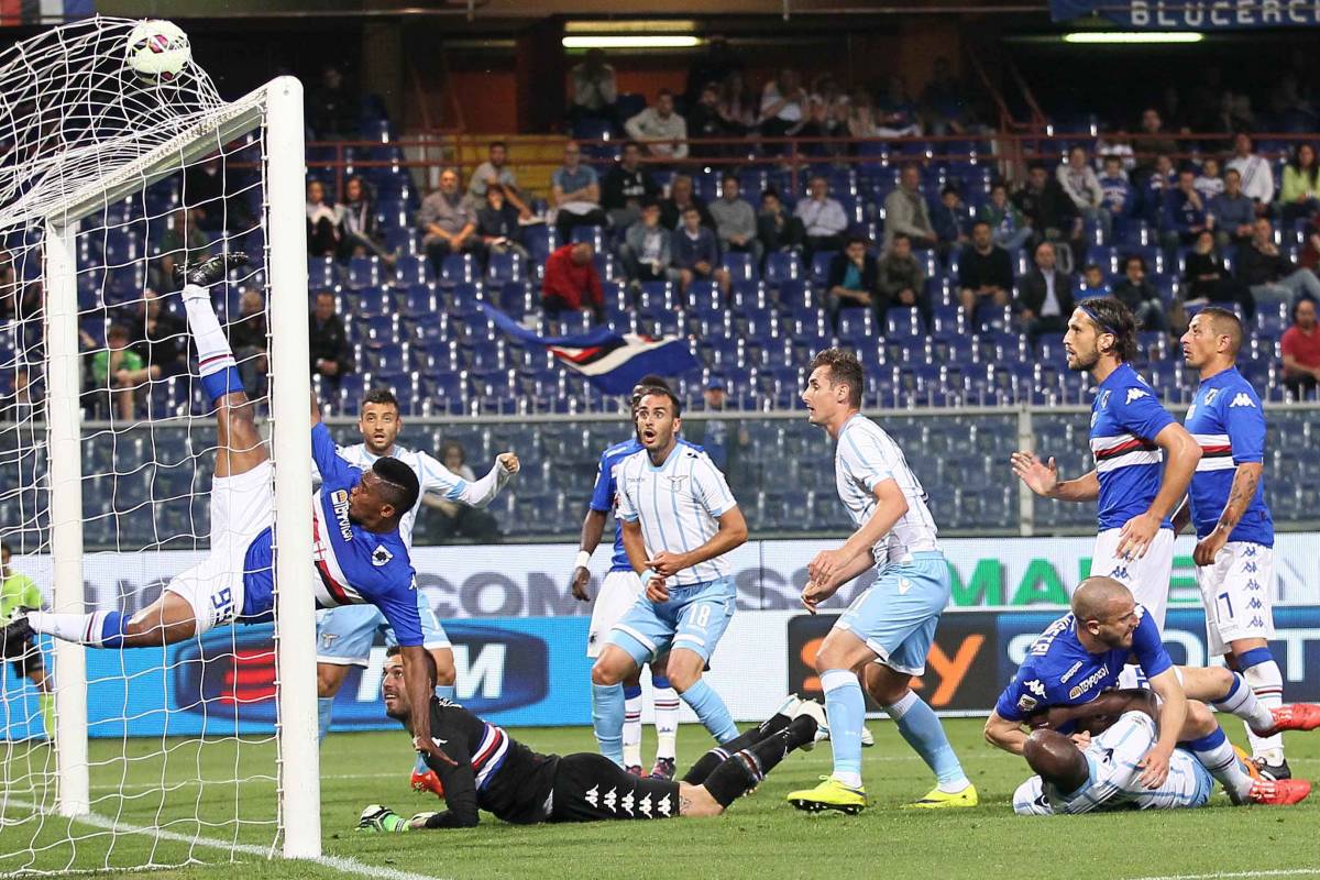 La Lazio piega la Sampdoria: è seconda