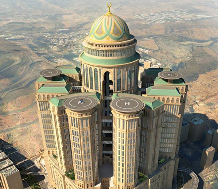 L'albergo più grande del mondo che mette in ombra La Mecca