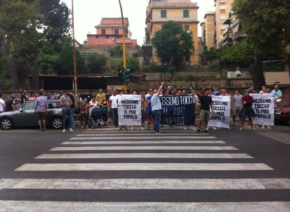 A Roma nuova protesta degli italiani senza casa